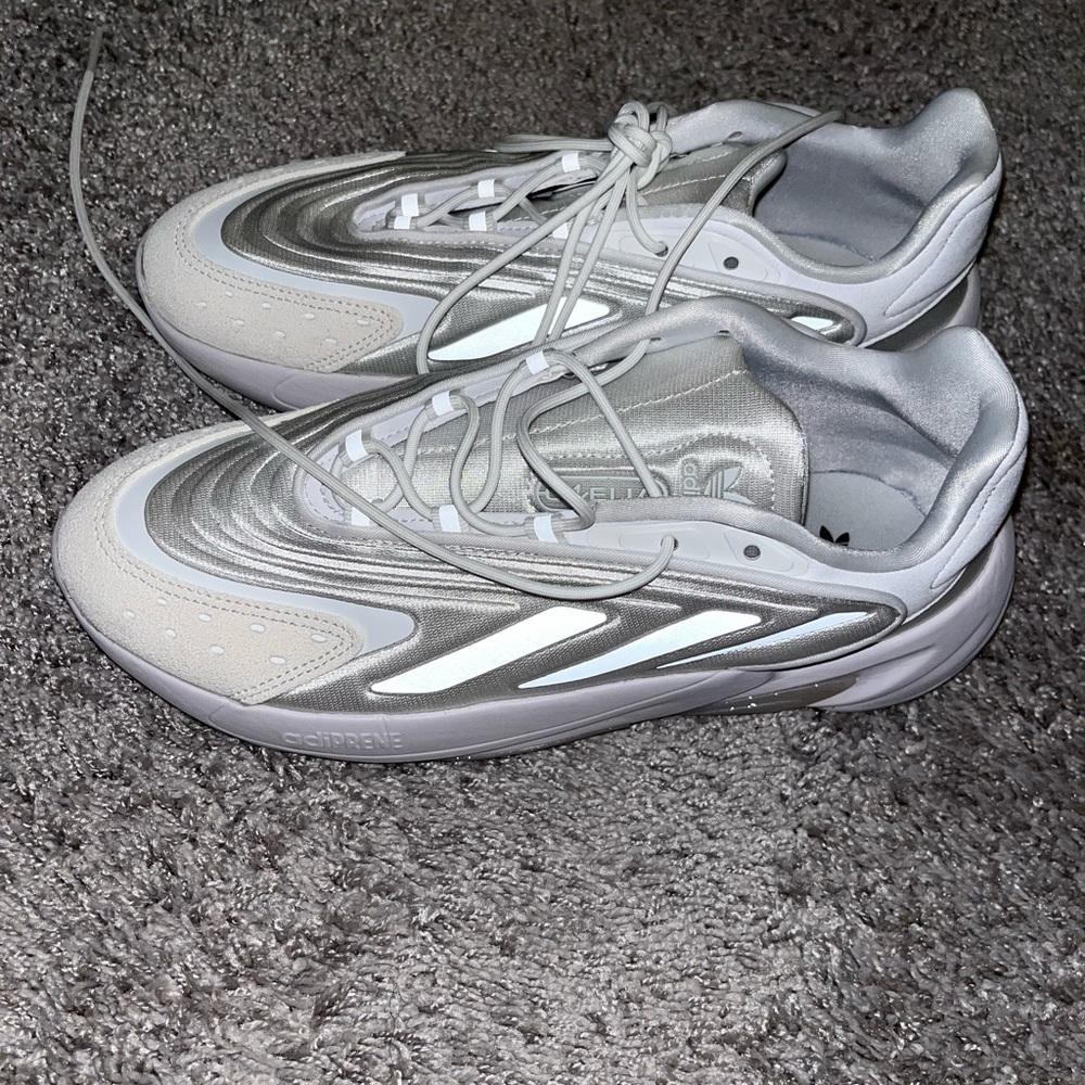 Adidas size 9 1/2 sneaker. Only worn a couple times.